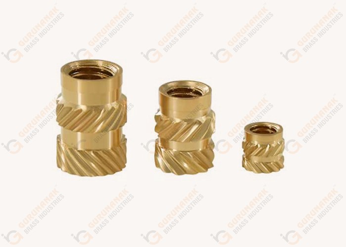 messing knurled threaded inserts